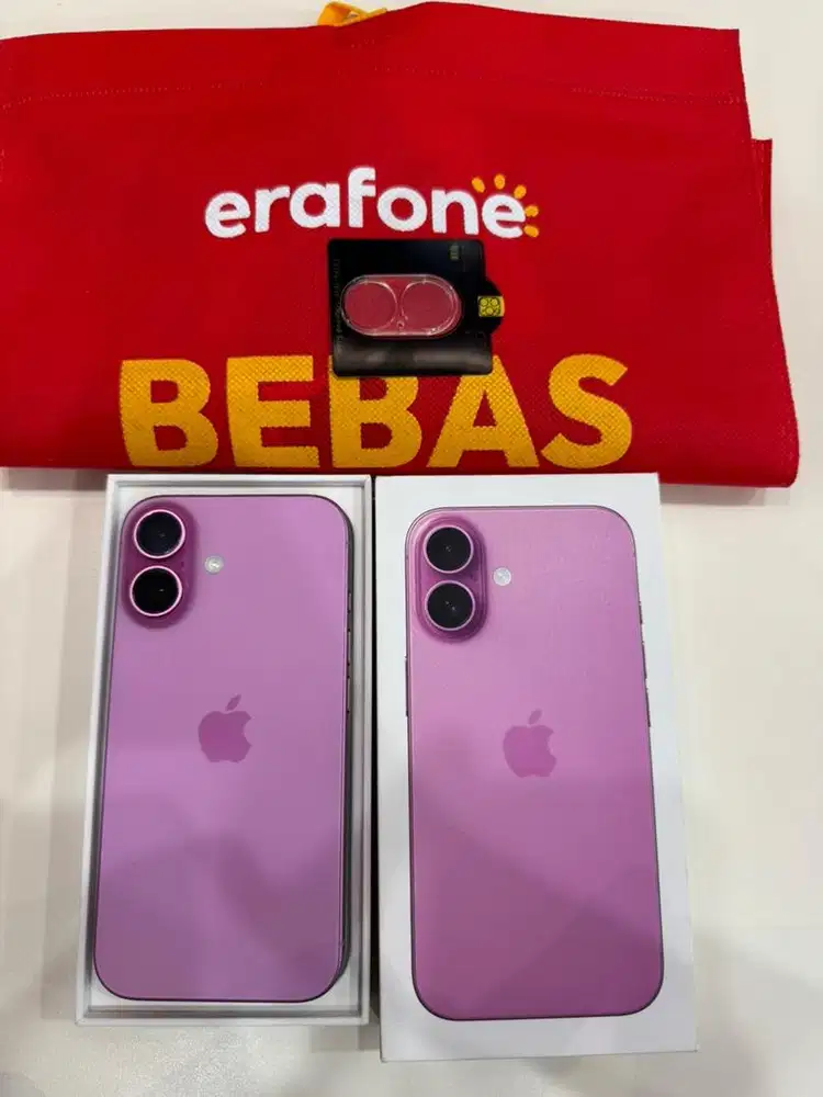 iphone 16 basic 128gb pink garansi on