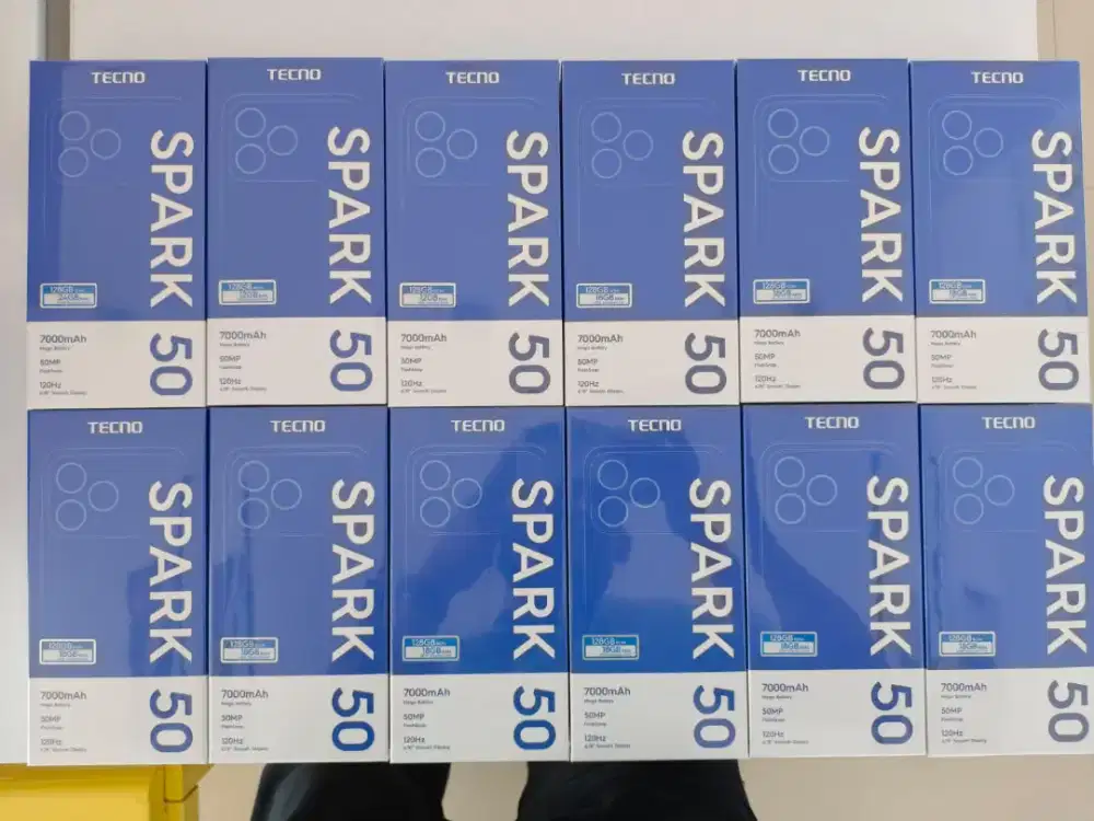 Tecno Spark 50 4+4/128 Garansi Resmi Indonesia