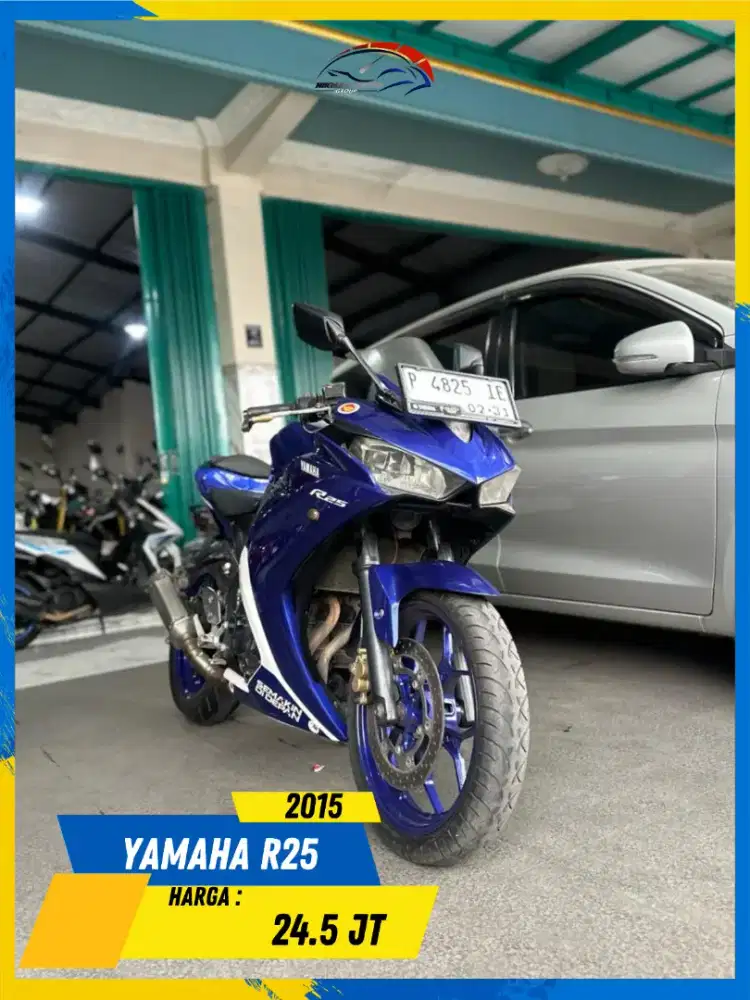 YAMAHA R25 2015 PLAT P BEKAS RASA BARU BOSS HIKMAH MOTOR KEPUH MALANG