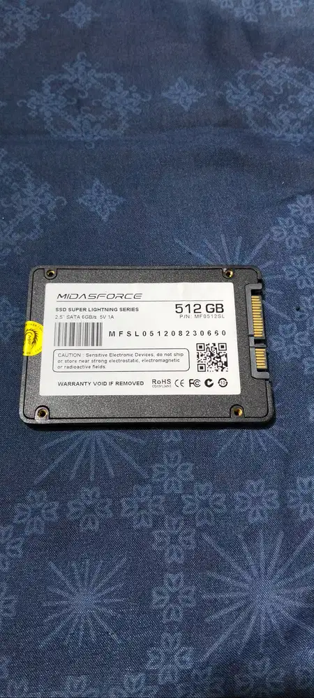ssd sata 512gb midasforce hlty 100%