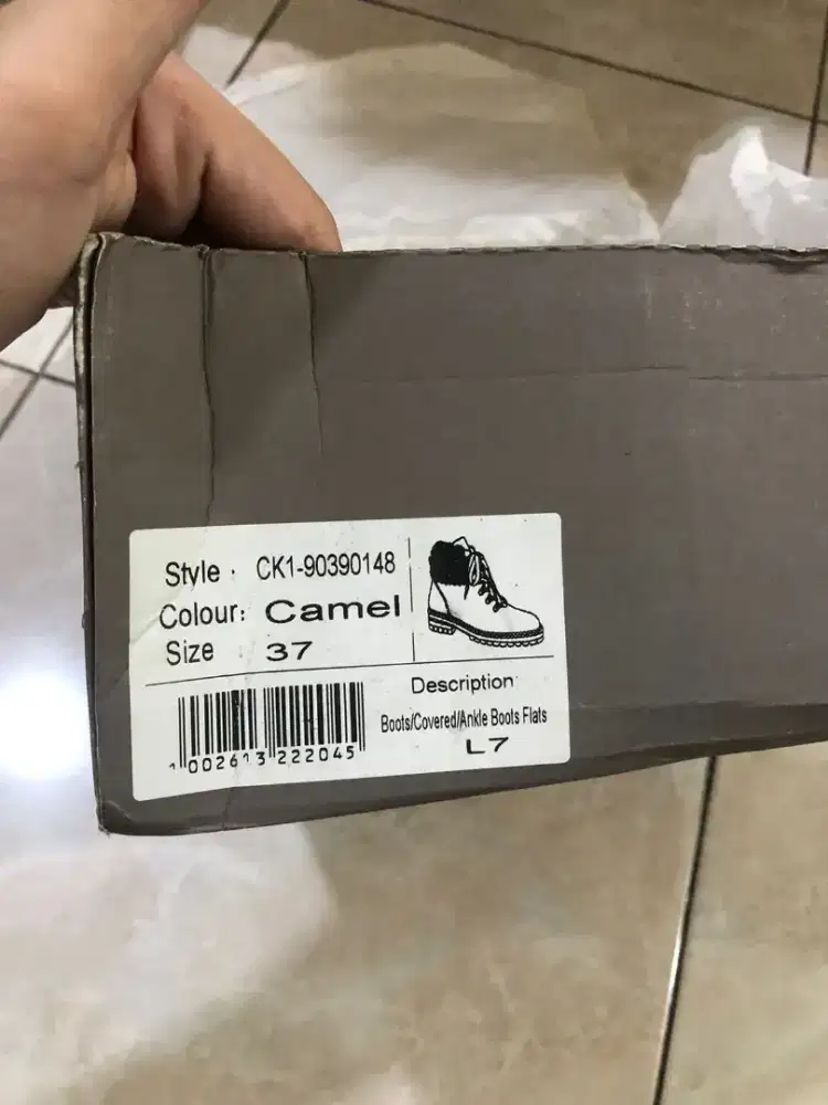 Charles and Keith Boot Flat Shoes