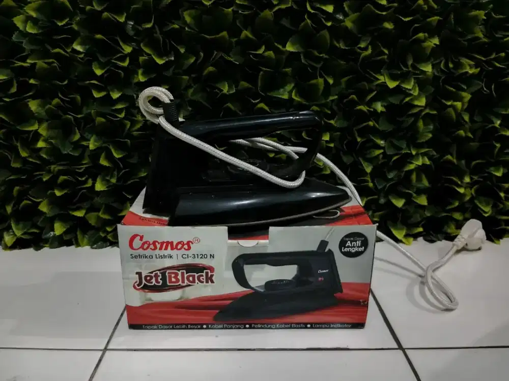 Setrika baru dipaki 5 kali