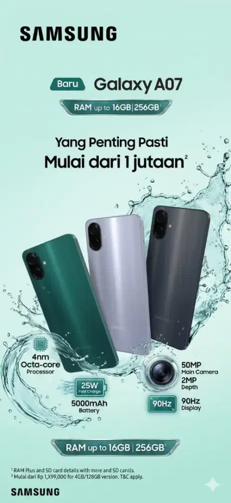 Promo Samsung A07 Series