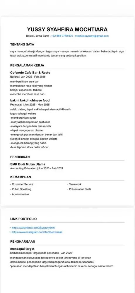 info loker secepatnya