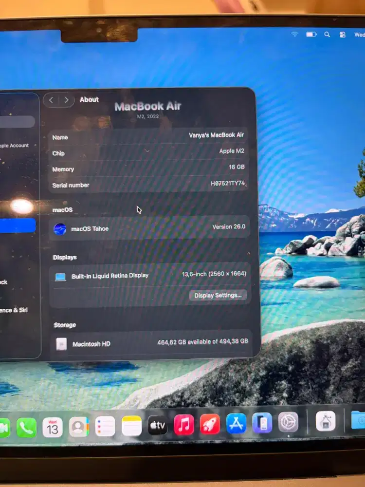 Macbook Air Retina M2 fullset