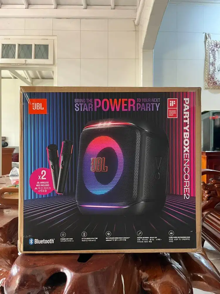 JBL PartyBox Encore 2 Fullset Original New Segel