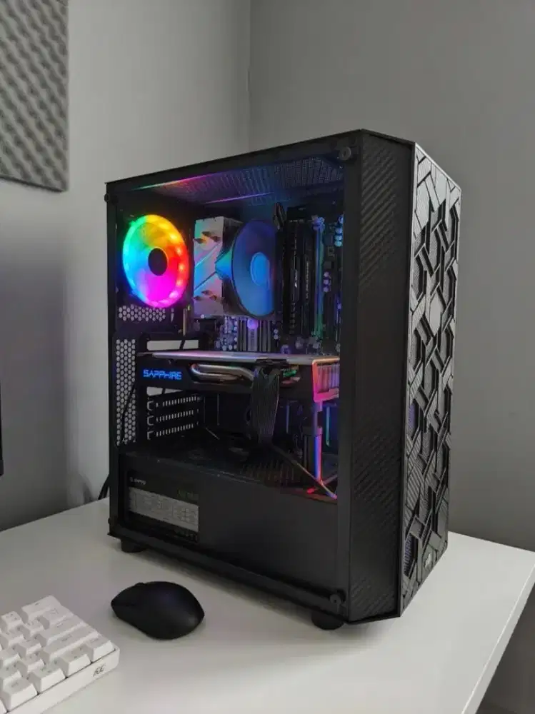 komputer gaming amd fx 8370 8 core 8 thread vga rx 580 sappihire 4gb