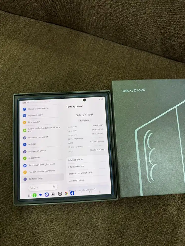 Samsung z fold 7 12/512 garansi januari 2027