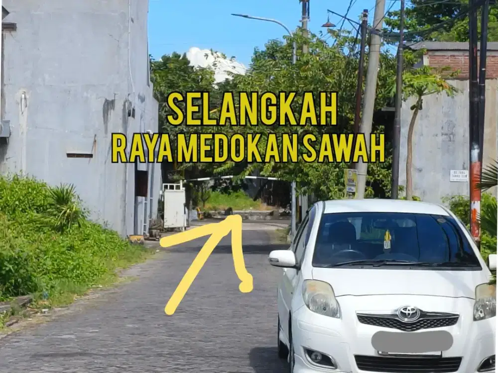 TANAH MEDOKAN SAWAH RUNGKUT SELANGKAH RAYA MEDOKAN SAWAH. COCOK UNTUK RUMAH HUNI DAN KOS