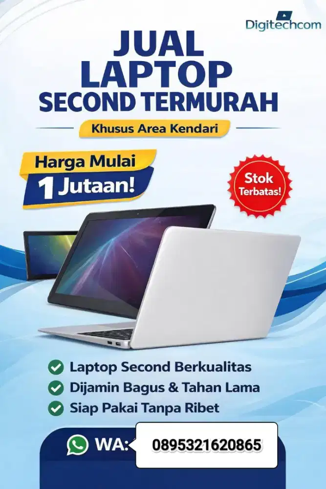 Assalamu'alaikum • Jual Laptop & Notebook Second • BERGARANSI • GRESS