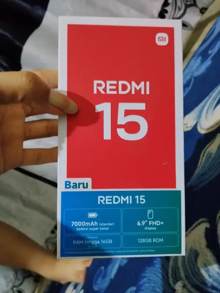 Redmi 15 memori 8/128gb fullset mulus garansi