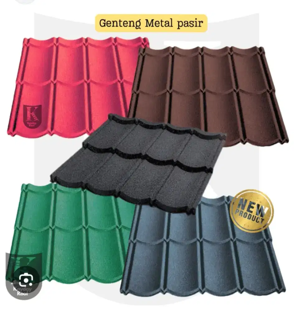 Genteng metal pasir