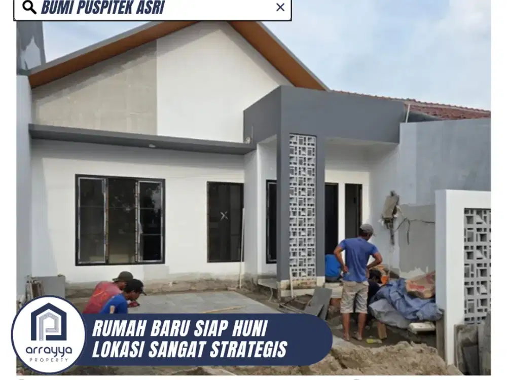 RUMAH MURAH MASIH BARU SIAP HUNI DI BUMI PUSPITEK ASRI (EN706)