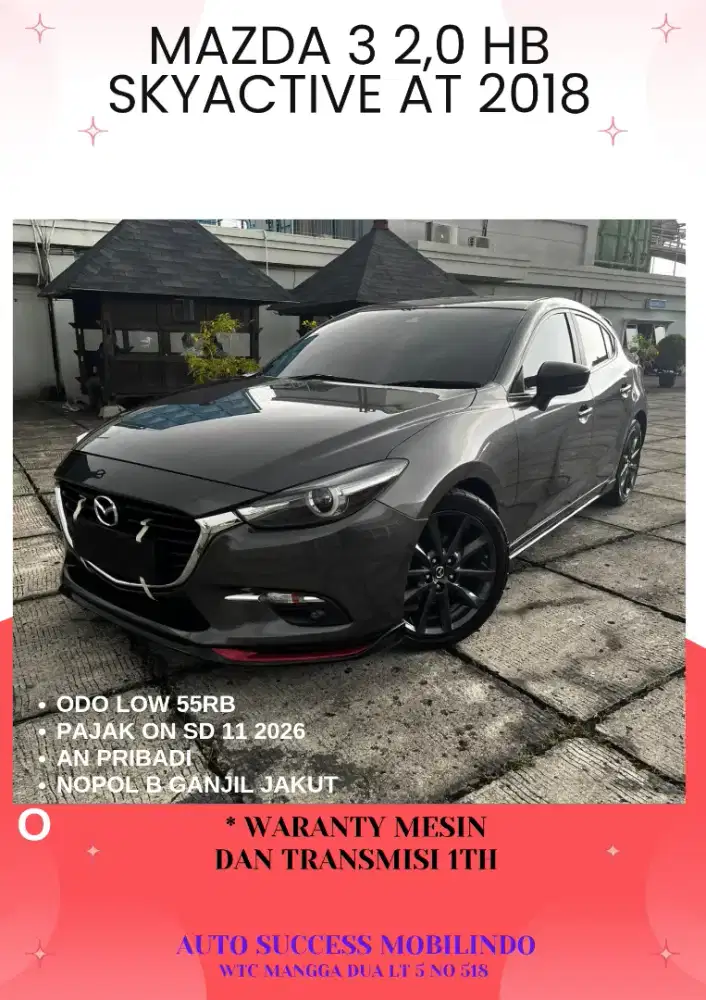 Mazda 3 2,0 Hb Skyactive 4x2 At 2018