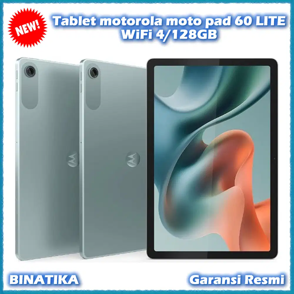 Baru - Tablet motorola moto pad 60 LITE WiFi 4/128GB Garansi Resmi