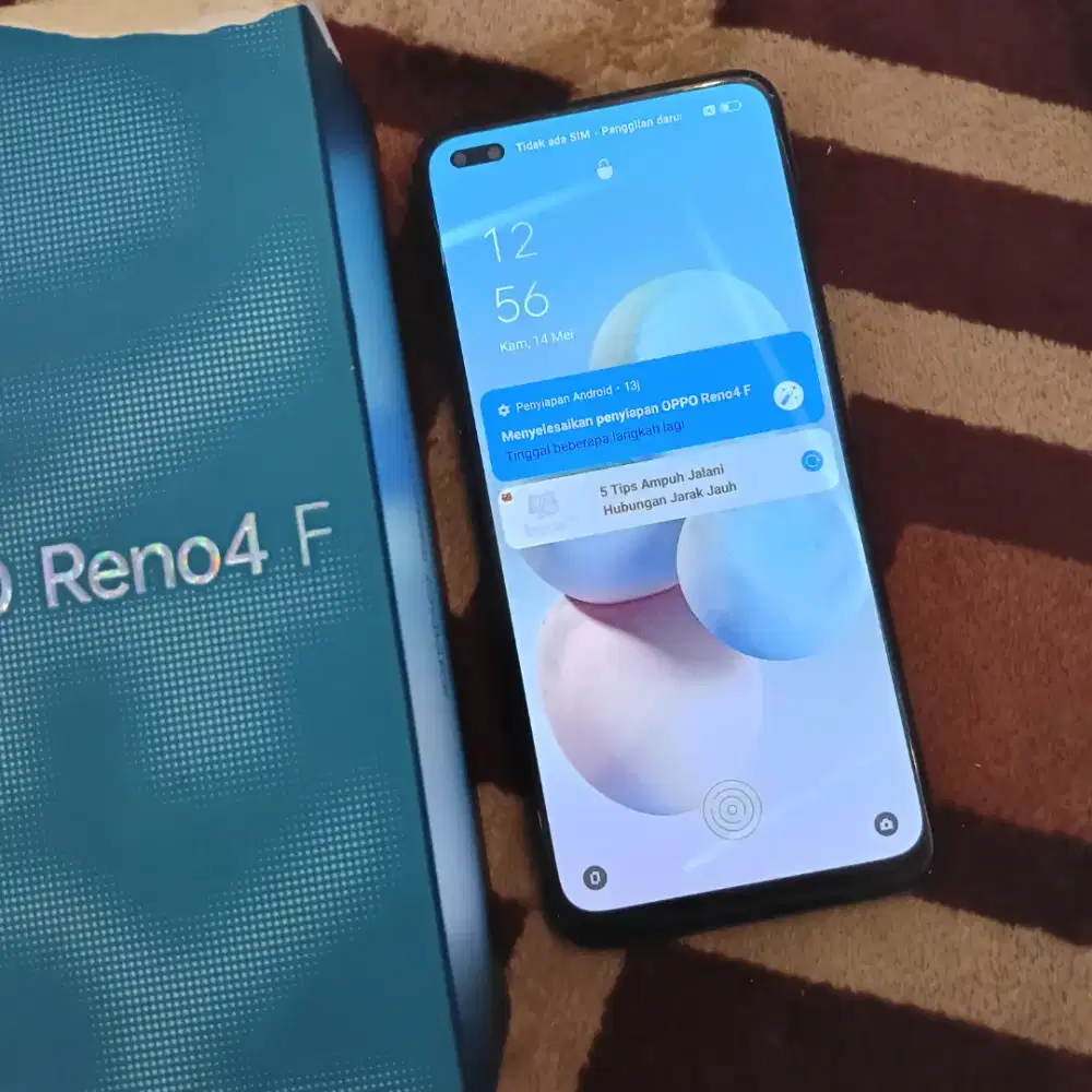 oppo Reno 4F 8/128 fullset shadow tipis normal mulus fungsional