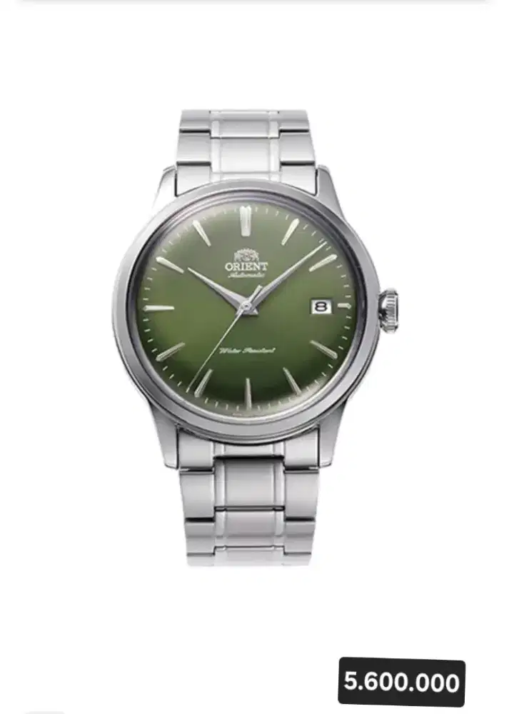 Jam  oriemt babino warna hijau