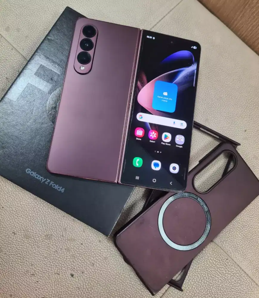 Samsung fold 4 fullset mulus resmi sein