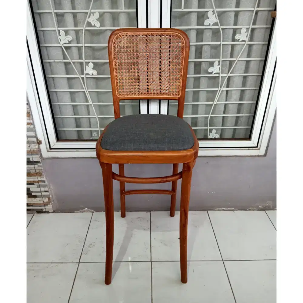 KURSI BAR KAYU JATI