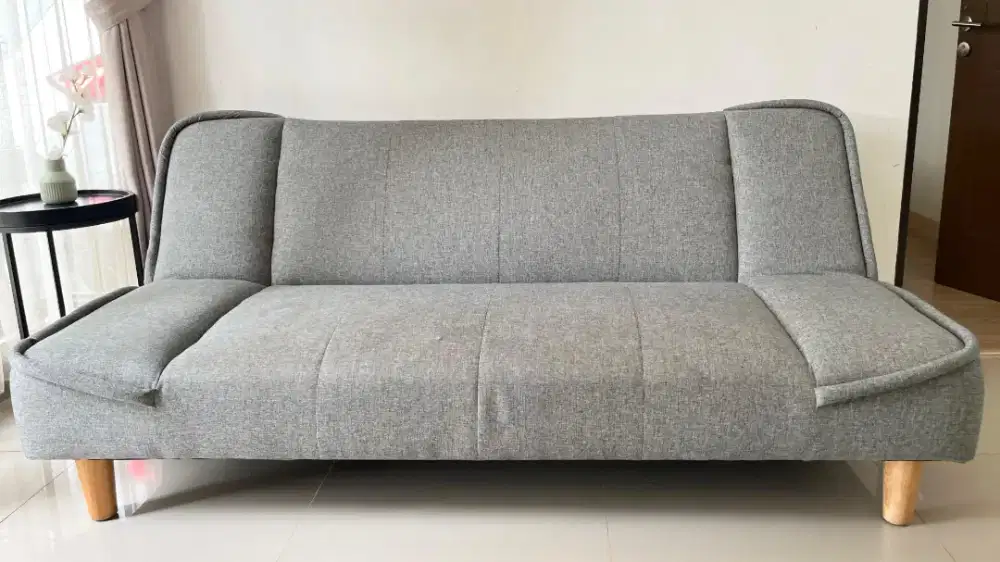 Atria Sofa Bed Minimalis Abu-Abu – Kondisi Sangat Baik, Multifungsi
