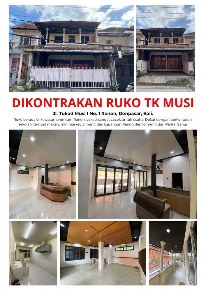 Kontrakkan Ruko TK Musi