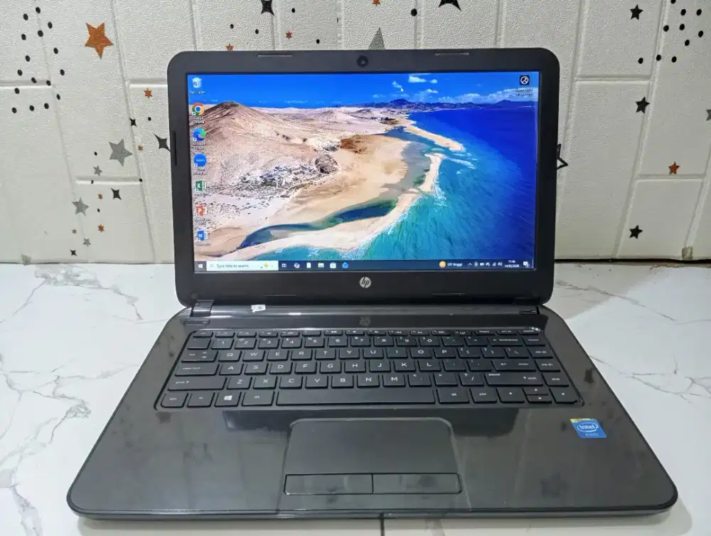 Jual laptop hp 14 notebook Intel Celeron RAM 8 GB HDD 500 GB