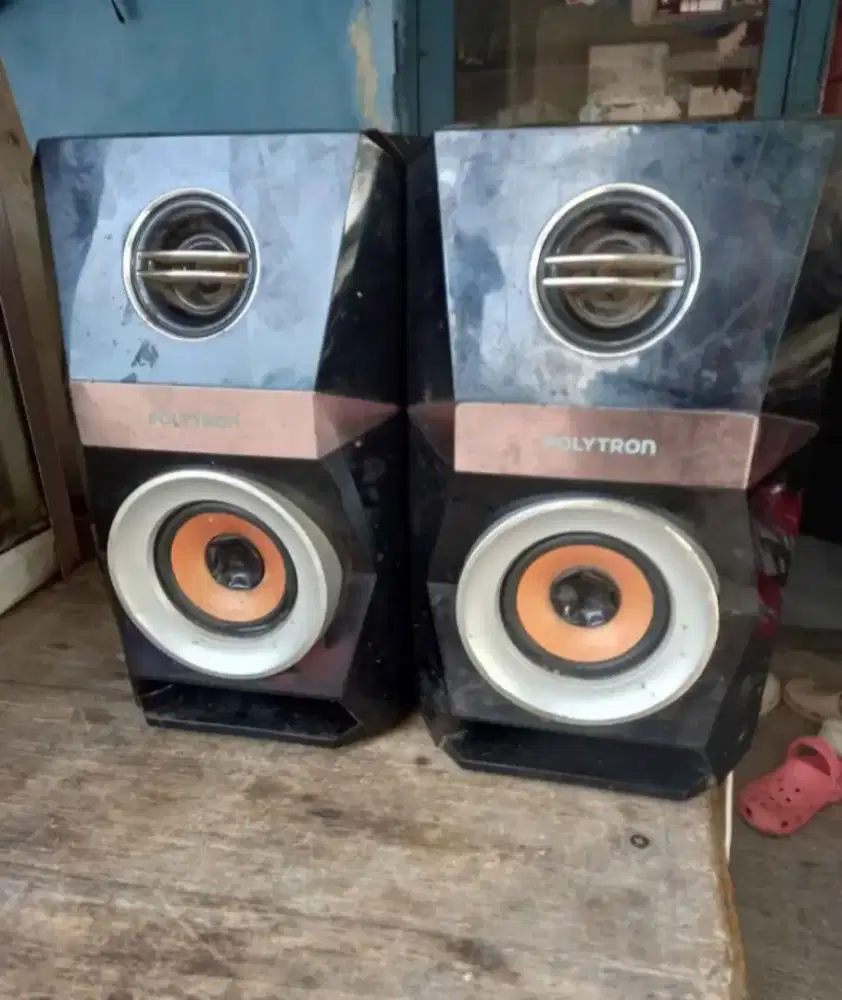 Speaker pasif anakan PMA polytron normal sepasang