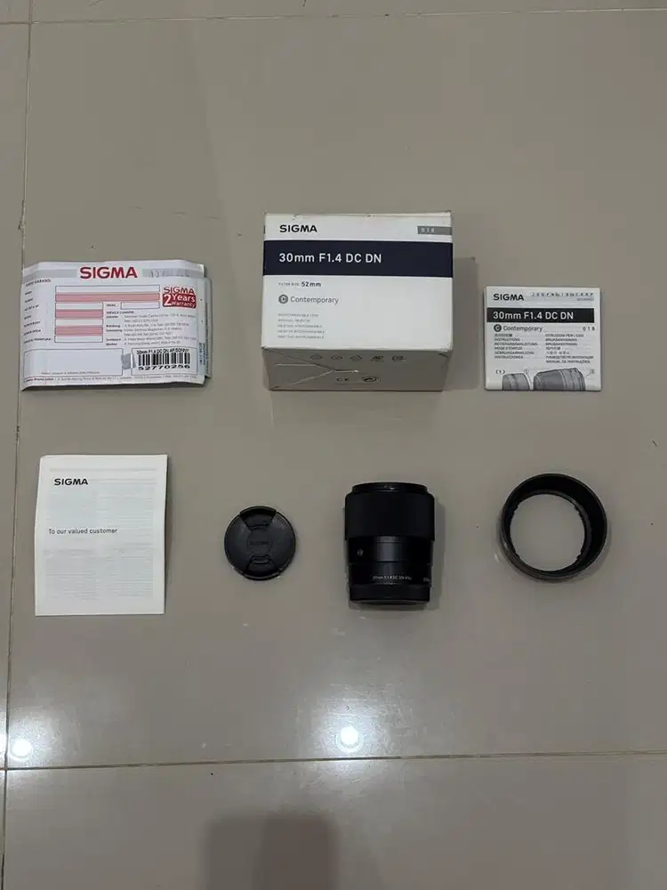Lensa Sigma 30mm DC DN F1.4 Sony e-mount - Mulus !!!