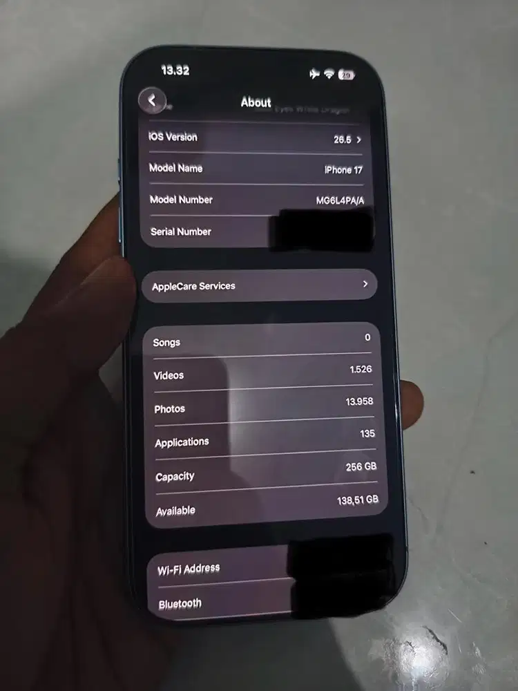 iPhone 17 256Gb Mist Blue Garansi iBox