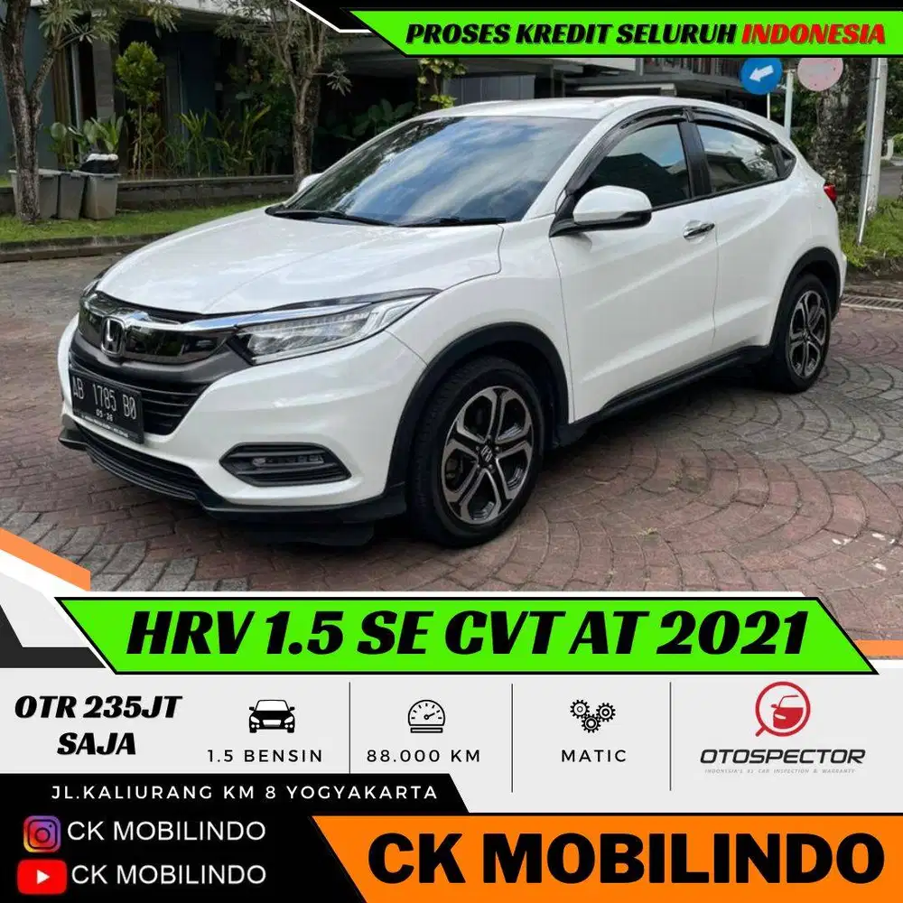 Honda HRV SE CVT Matic 2021 AB Tgn1 FAVORIT DP Minim Wrv