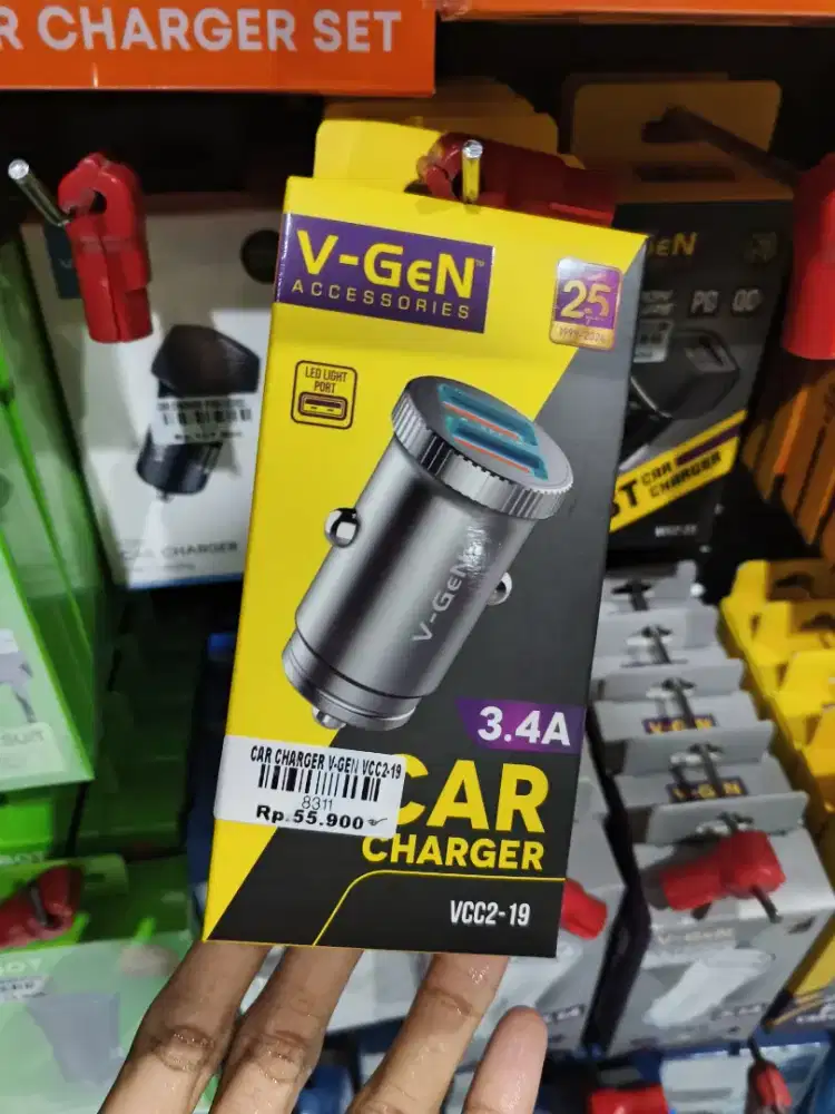 CAR CHARGER V-GEN VCC2-19 | ATLANTIS DAHSYAT