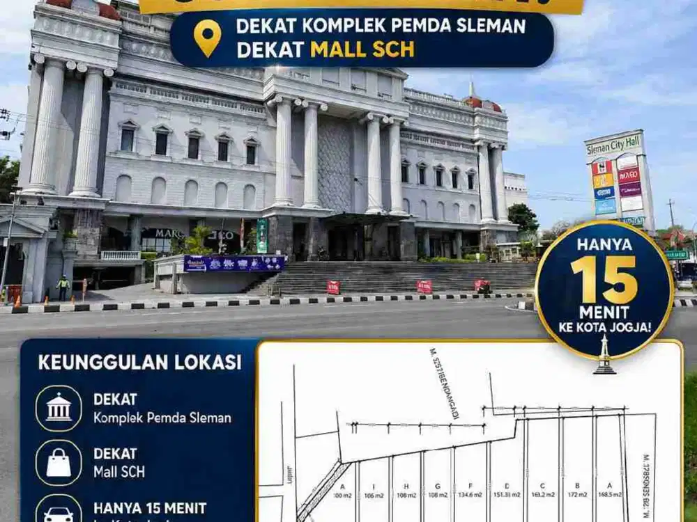 Kavling Tanah Murah dekat Pemda Sleman