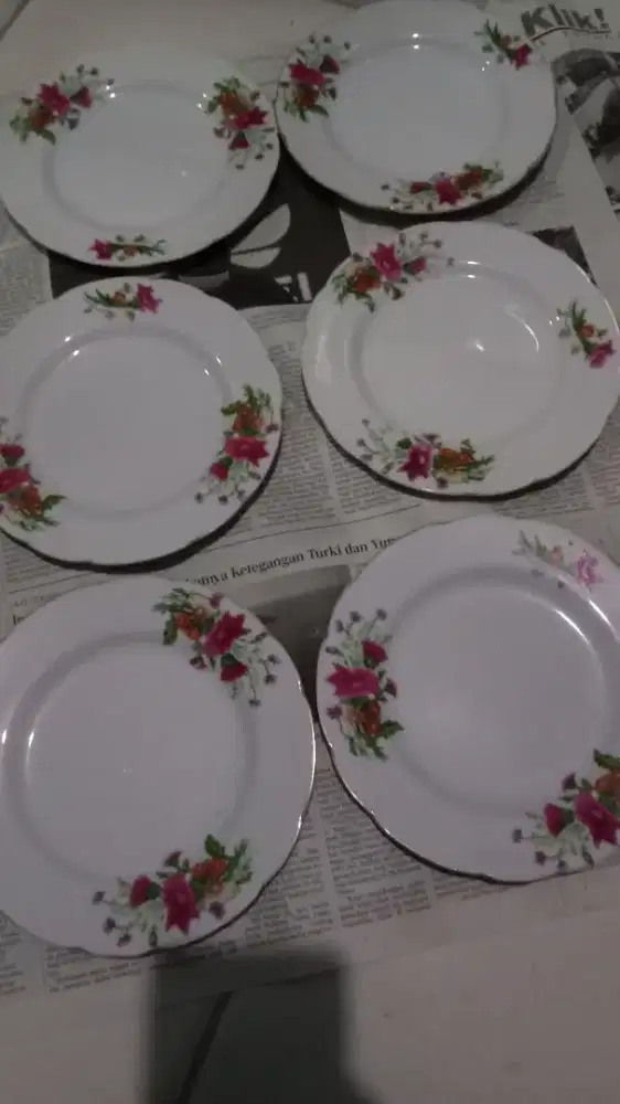 Piring kue vintage jadul cantik