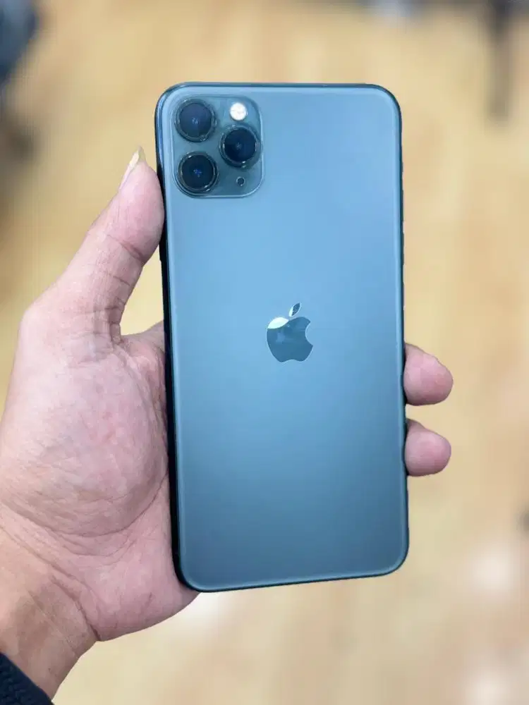 Iphone 11 promax 512Gb green second resmi ibox mulus