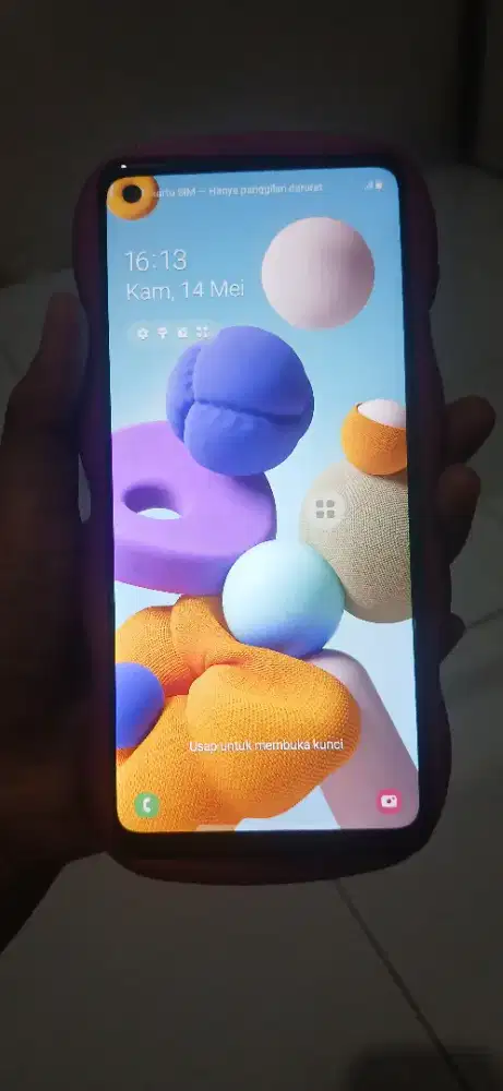 Dijual hp Samsung a21s 6/64 tangan pertama