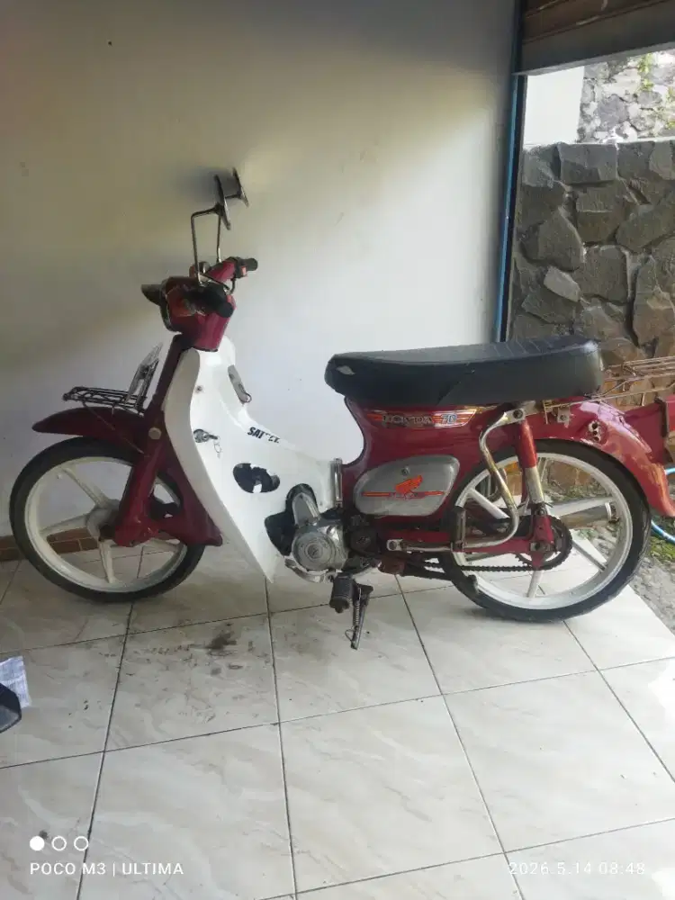 Honda c70 ori sudah modifikasi