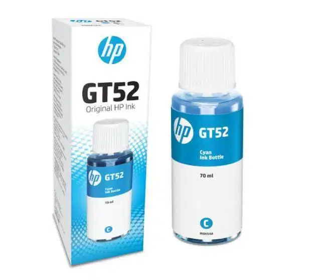 New - Tinta Printer HP GT52 Cyan Original