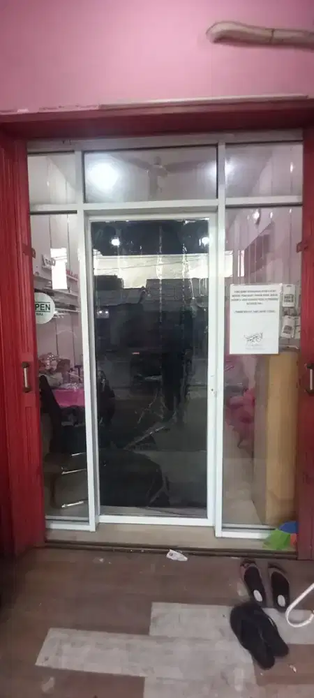 PINTU KACA GESER SECOND MURAH