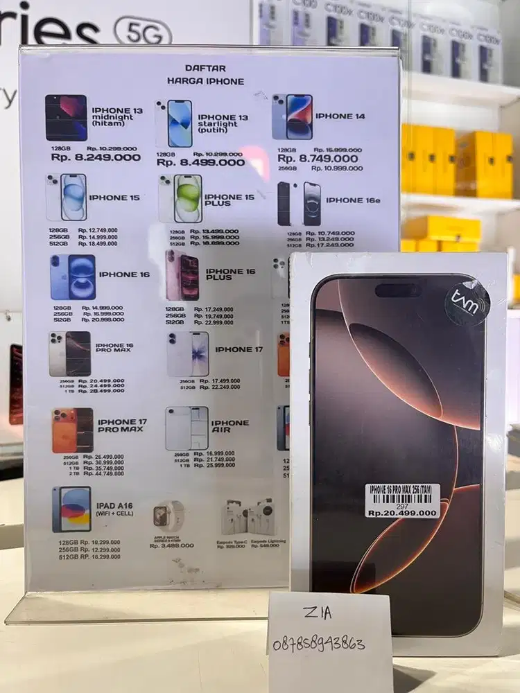 Iphone 16 promax 256gb ATLANTIS DAHSYAT