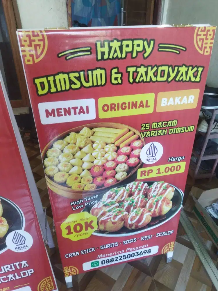 A BANNER DIMSUM TAKOYAKI