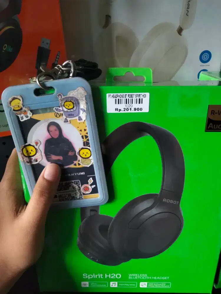 HEADPHONE BT ROBOT SPIRIT H20