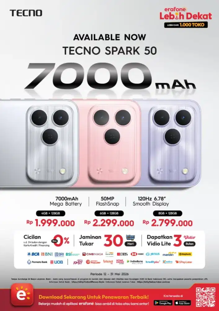NEW ARRIVAL TECNO SPARK 50