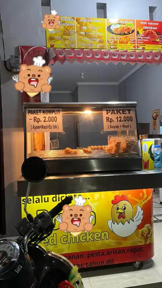 PAKET USAHA MURAH PERALATAN & PERLENGKAPAN FRIED CHICKEN (NEGO)