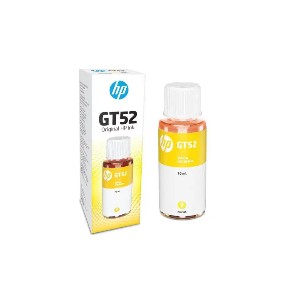 New Tinta HP GT52  Printer Yellow Cyan Magenta Original Produk