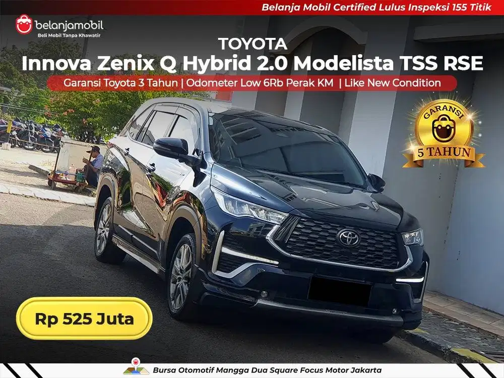 [LOW KM 6RB] Toyota Innova Zenix Q Hybrid 2.0 Modelista TSS 2025 2026