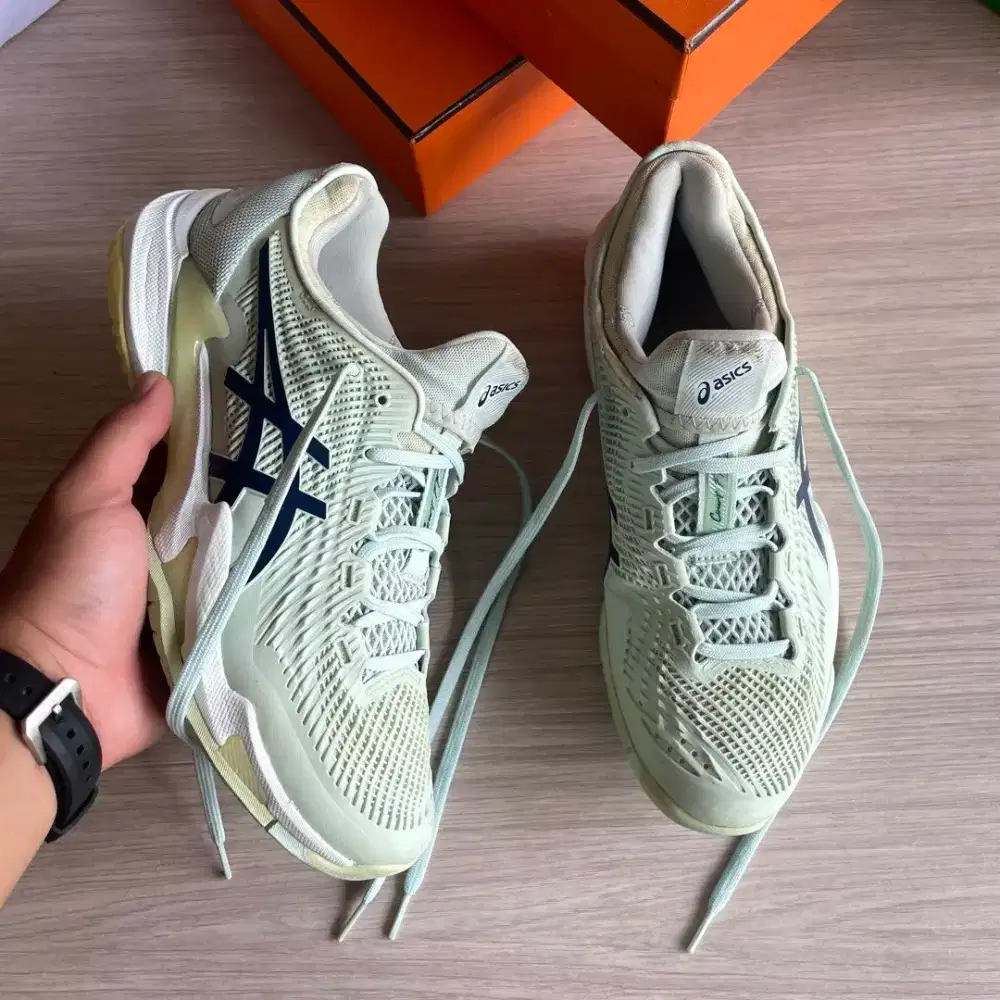 Asics Court FF sepatu tenis sport tennis second 42