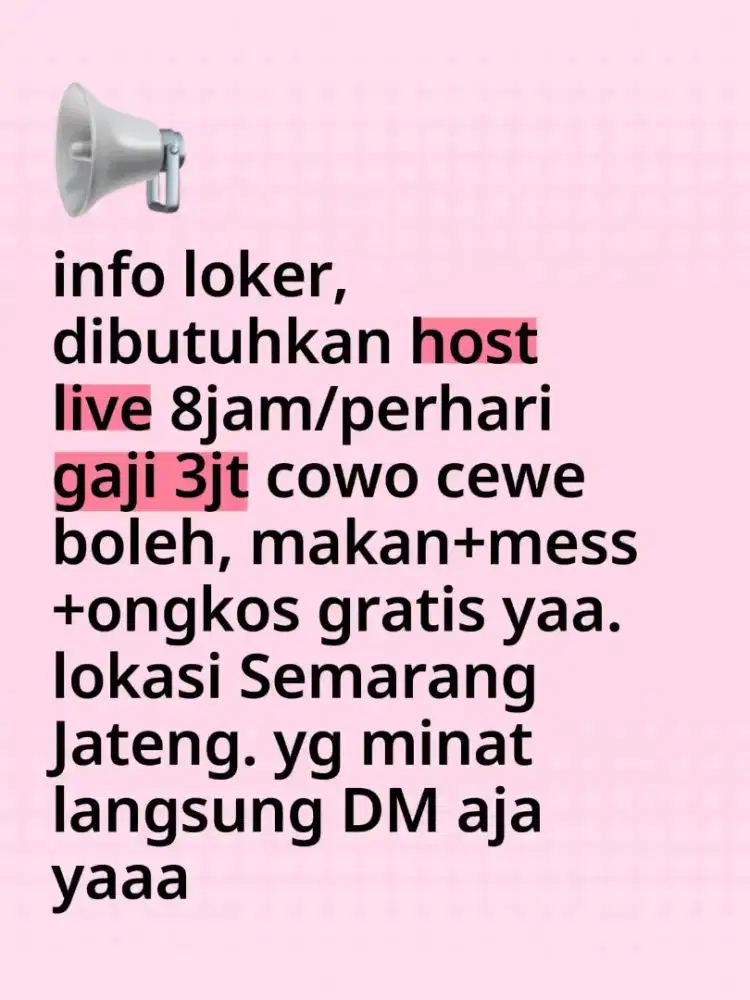 Loker host live