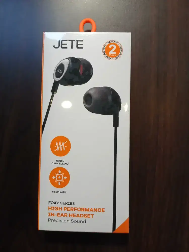 JETE Foxy Headset Earphone Jack 3.5mm with Mic