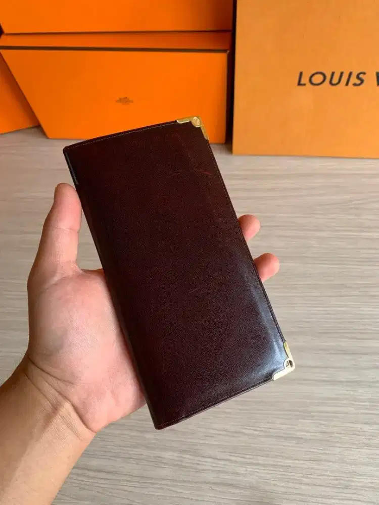 Dunhill leather wallet card kulit original