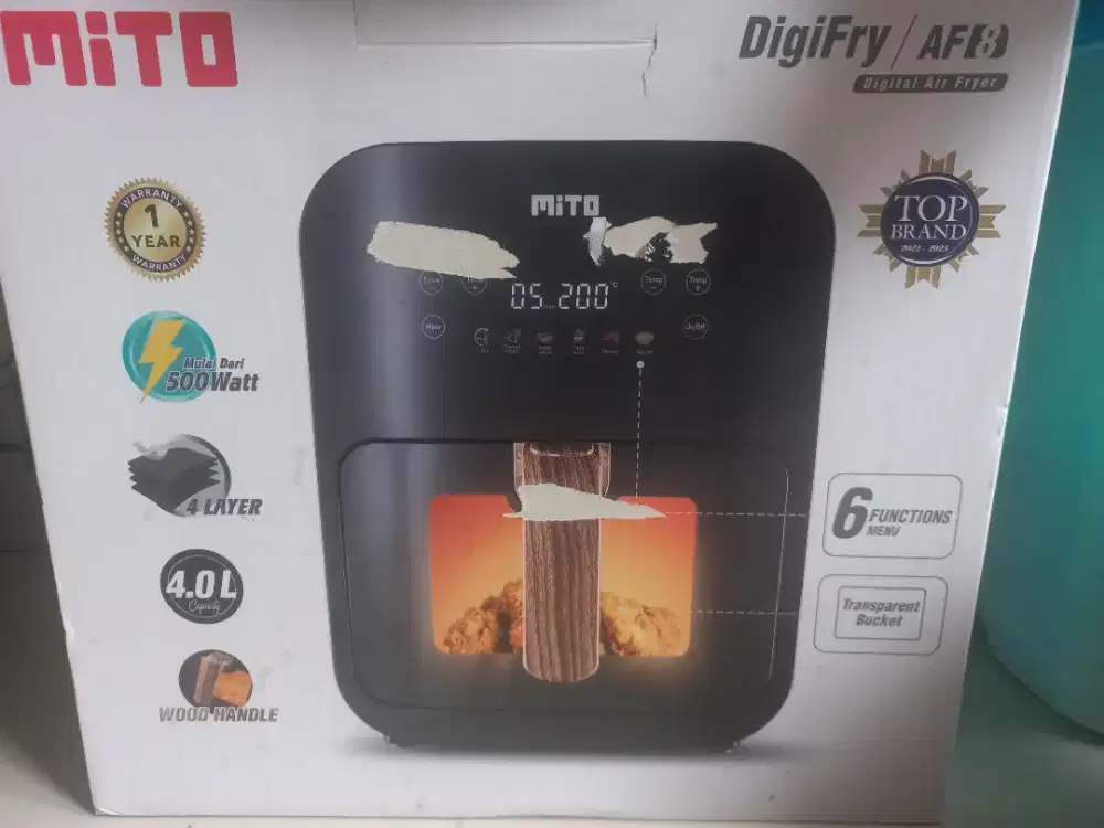 Air Fryer Mito AF8 Crystal Series